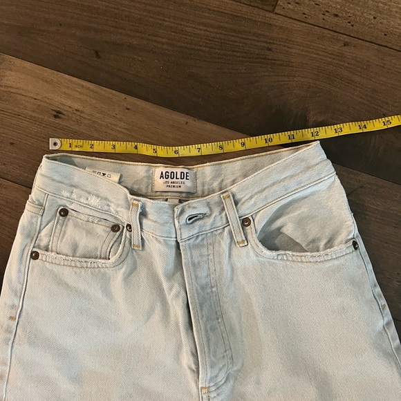 Agolde riley light wash jeans - Picture 3 of 4